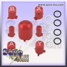 360 - Ajustable ABXY Guide Botones (ROJO)
